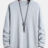 Basic Long Sleeve Cotton T-Shirt