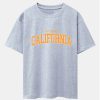 Los Angeles California Print Drop Shoulder Oversize T-Shirt