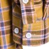 Long Sleeve Button Up Plaid Shirt