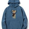Skate Bear Print Hoodie