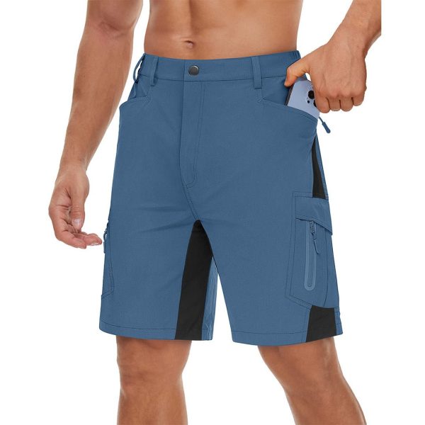 ea6c8ba780f0c597e2a6574ce857a1ce92bec50caf48fd325014235394581ff0.jpg Men's Outdoor Running Cargo Shorts
