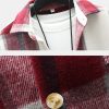Flannel Plaid Overshirt With Pocket