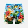 Suitmens Men's Hawaiian Tiki Party Shirt Three-Piece Set 047