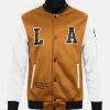 LA Print Baseball Jacket