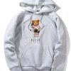 Astronaut Bear Print Hoodie
