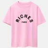 Riches Paris Print Oversize T-Shirt