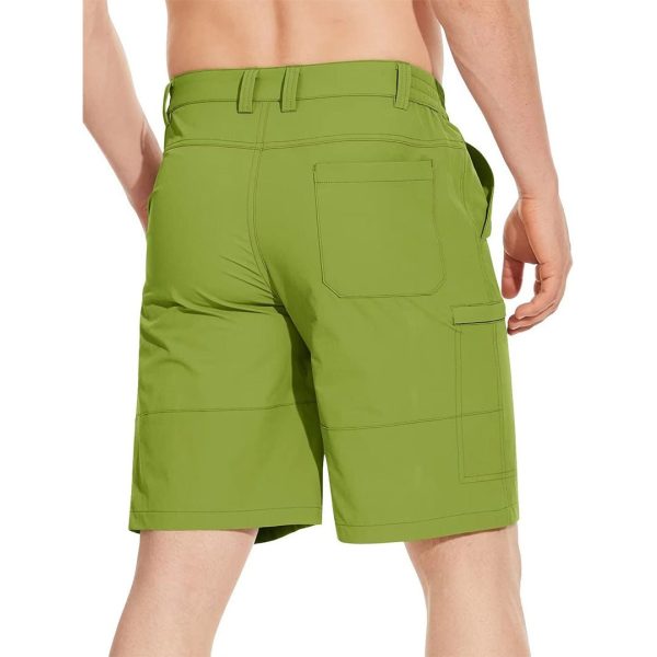 ed2a9de78a6f709aef91a820b648209228337d7cfaa666364e071e86e1af45ec.jpg Men's Casual Quick-Dry 5 Pockets Cargo Short
