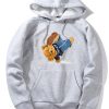 Break Dance Bear Print Hoodie