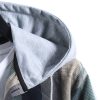 Contrast Hoodie Plaid Shirt