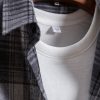 Plaid Pocket Front Button Up Shirt