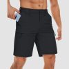 Men's Hiking Shorts 5 Pockets Water-Resistant Ripstop Quick Dry Outdoor Shorts