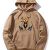 London Bear Print Hoodie