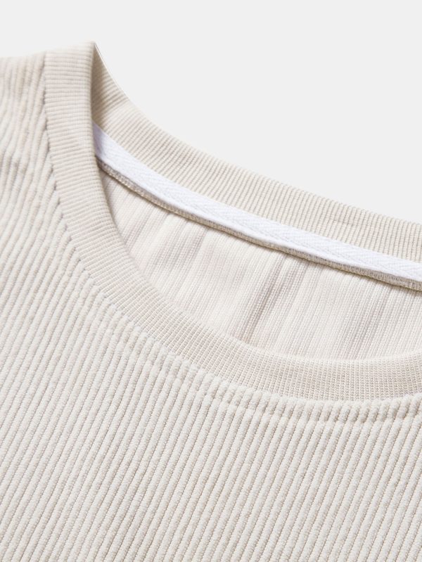 eff92407cc0e5f830606c03bb5514743438ba92690eb5e2882534559afc8b8b2.jpg Stretch Corduroy Ringer T-Shirt & Corduroy Shorts
