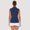 Women's Polo T-Shirts Sleeveless Tennis Golf Tee Shirts 4-Button