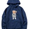 Rich Bear Print Hoodie