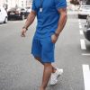 Men's Fashion Short Sleeve Suit 8 Colors