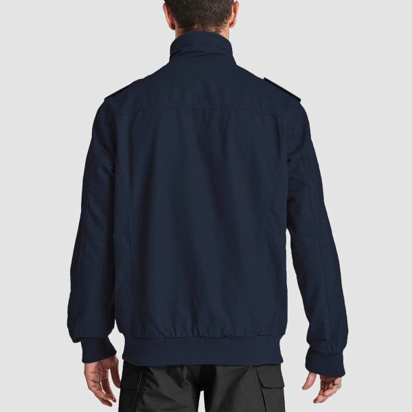 Men's Casual Jacket Lightweight Tactical Cargo Jackets Stand Collar Combat Jacket