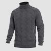 f11b065db7a395bab969ff85a794b936beff8df9f584085bb8b2a059f0663c99.jpg Men's Turtleneck Sweater Heavyweight Long Sleeves Cotton Pullover Knitted Casual Sweatshirt