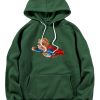 Superhero Bear Print Hoodie