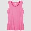 Women's Sleeveless Workout Shirts Dry Fit Running Wicking Tank Tops Active Gym