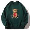 New York Bear Print Relaxed Sweatshirt