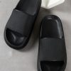 Women's Eva Home Slippers, Anti-slip, Water-resistant, Simple, Comfortable, Quiet, Durable, For Outdoor, Dorm, Office, Summer