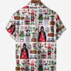 Christmas Chest Pocket Short Sleeve Shirt