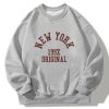New York Print Relaxed Sweatshirt