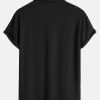 Jacquard Textured Button Up Shirt