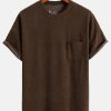 Dropped Shoulder Corduroy T-Shirt