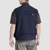 Men's Outerwear Vests Mesh Sleeveless Outdoor Work Vest with Multi Pockets Cargo Waistcoat Fishing