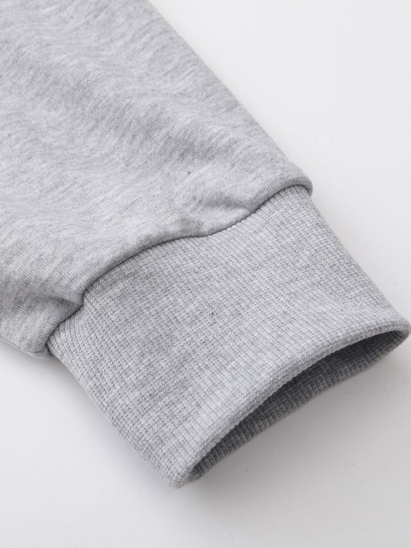Basic Relax Fit Zip Hoodie