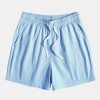 Textured Cotton Revere Shirt & 5" Shorts