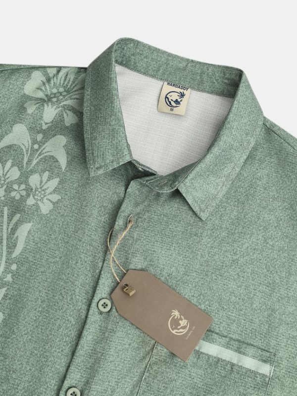 f97afa7649cced985959aee4c60063df90b9c1bfe9061d26a8cd7c4b4cb216b3.jpg Tropical Floral Print Short Sleeve Casual Shirt