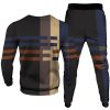 Men's Casual Personality Print Suit 005
