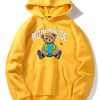 Worldwide Bear Print Hoodie