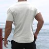 fa735c7f9c2ce3d5db2641025ff3c408036f1787aae50884a2aaca93cb186344.jpg Men's Spring & Summer Henley Slim Fit Crewneck T-Shirt