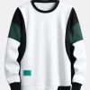 Color Block Patchwork Sweatshirt