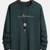 Long Sleeve Dream Print Cotton T-Shirt
