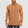 fb3dcf92ada9b36cefb91e41c4b3f0a248ab825f884221933ce58ae69b20da14.jpg Men's Turtleneck Sweater Heavyweight Long Sleeves Cotton Pullover Knitted Casual Sweatshirt