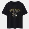 New York Eagle Print Heavy Weight Oversize T-Shirt
