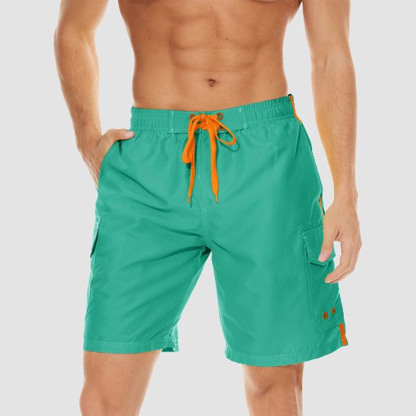 fbe5d57528f47170721799c6dba08628d41b46e3cfb11156fa8cafc582ce9391.jpg Men's Swimming Trunks Mesh Linner 4 Pockets Quick Dry Beach Shorts