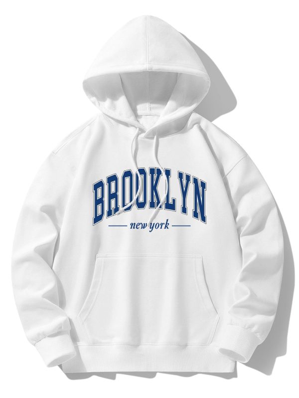 Brooklyn Print Cotton Blend Hoodie & Jogger Pants