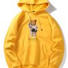 Astronaut Bear Print Hoodie