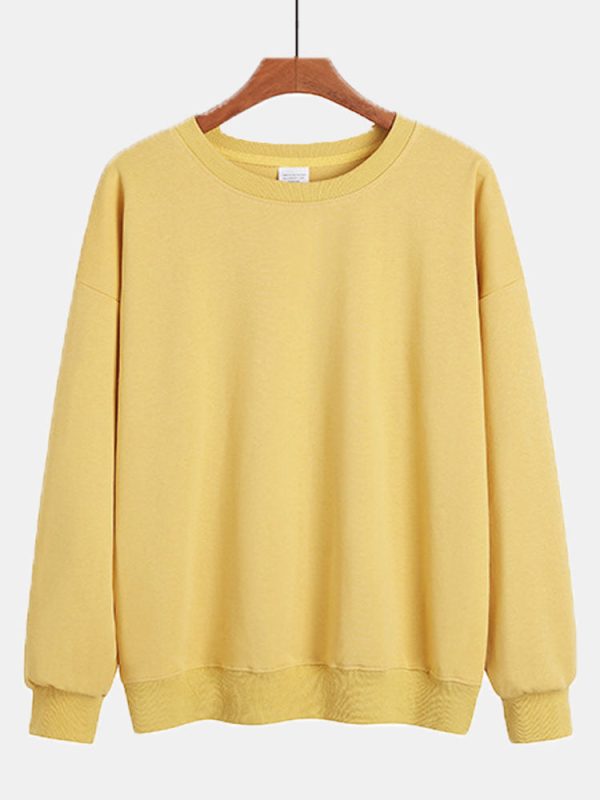 Basic multicolor cotton sweatshirts