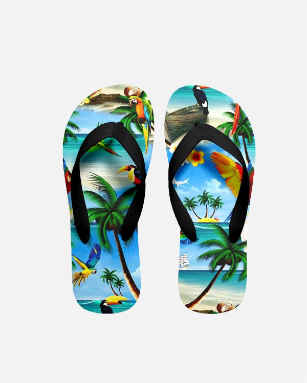 Suitmens Men's Tiki Party Hawaiian Vacation Print Three-Piece Set 030
