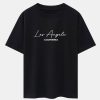 Los Angeles Handwritten Print Heavy Weight Oversize T-Shirt