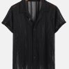 Mesh Textured Shirt