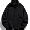 Relax Teddy Half Zip Sweatshirt