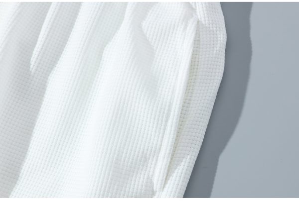 Men's Casual Waffle Shorts Set 6 Colors